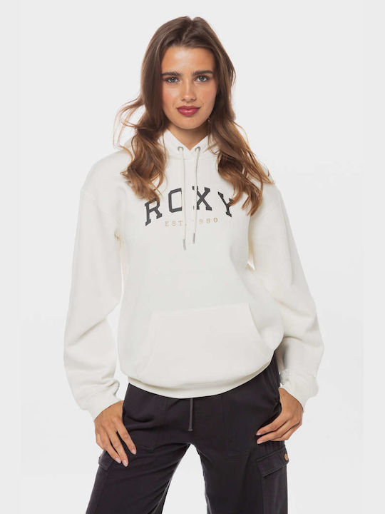 Roxy Women's Hooded Sweatshirt White