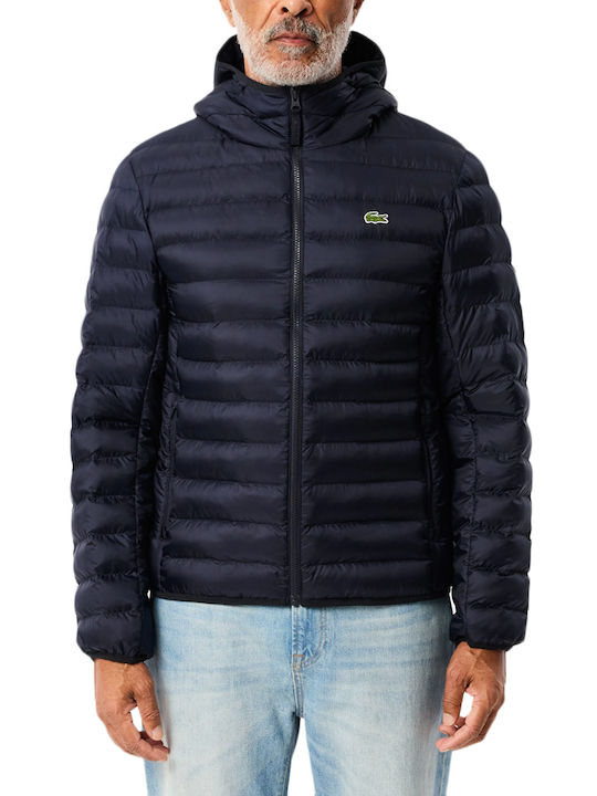 Lacoste Μπουφάν Puffer Μπλε