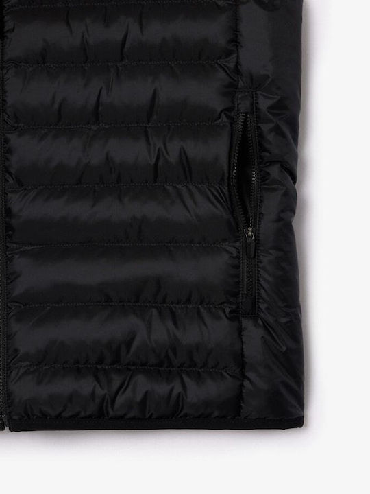 Sleeveless Jacket Puffer Waterproof Black
