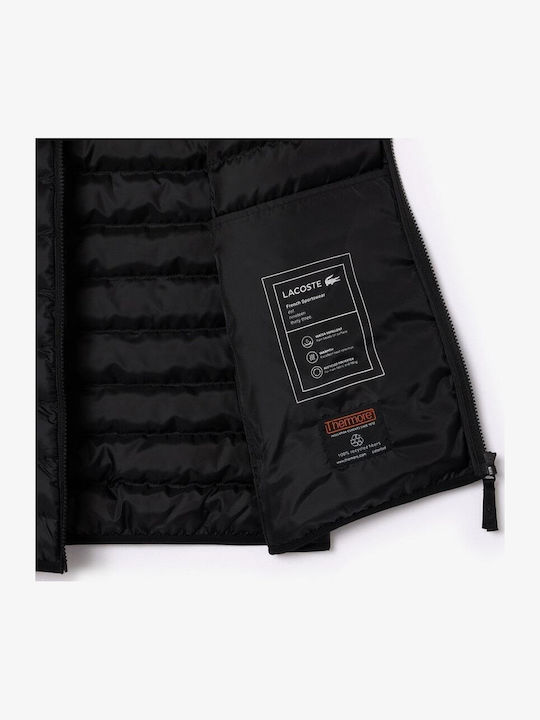 Sleeveless Jacket Puffer Waterproof Black