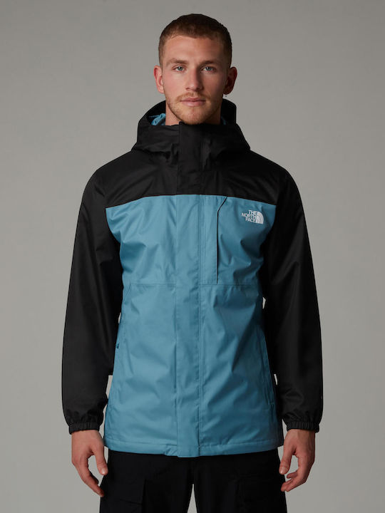 The North Face Quest Triclimate 3 in 1 Men's Winter Jacket Waterproof Algae Blue/tnf Black