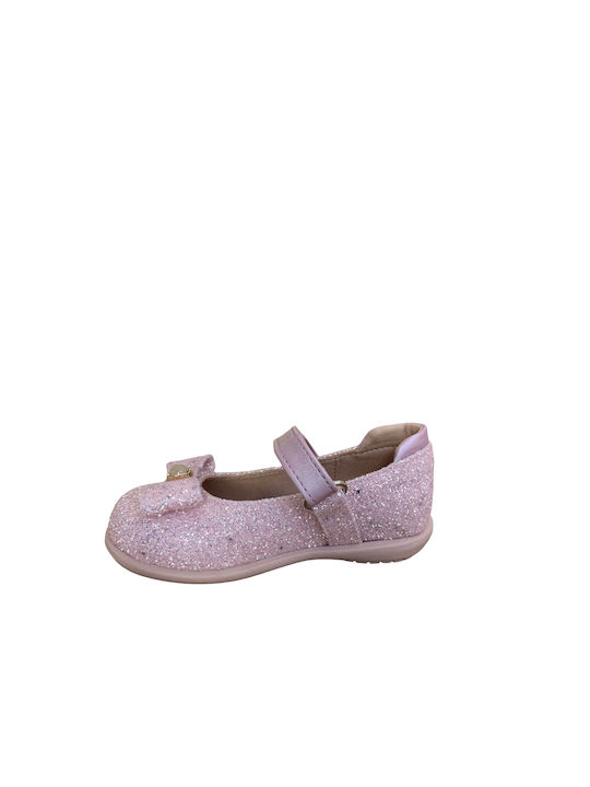 Ando Kids Ballerinas with Hoop & Loop Closure Pink