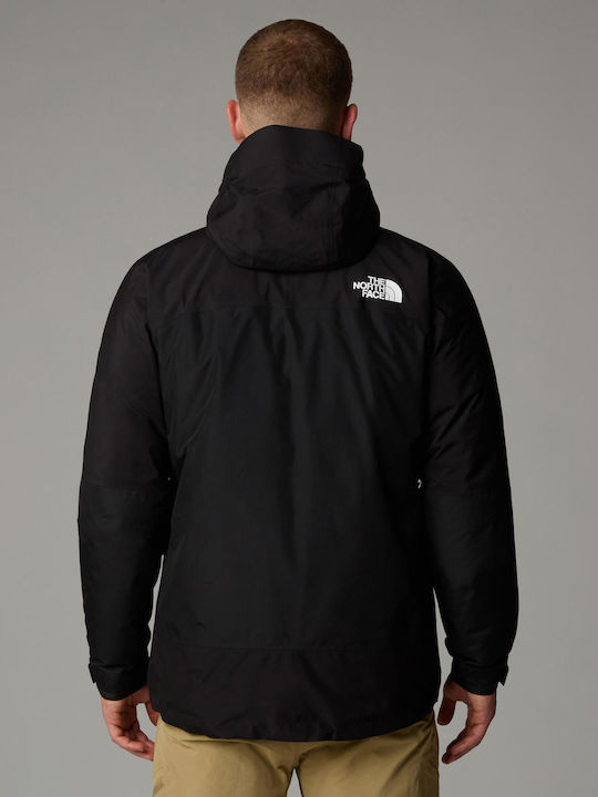 The North Face Mountain Light Triclimate 3 in 1 Men's Winter Hardshell Jacket Waterproof and Windproof Tnf Black