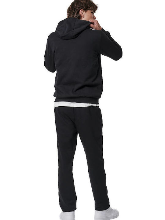 Body Action Men's Fleece Sweatpants Black