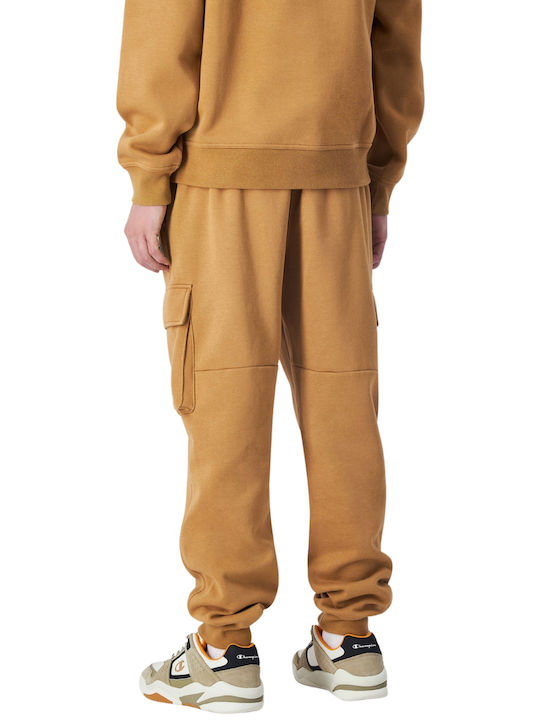 Cargo-Hose Jogginghose mit Gummizug Mustard