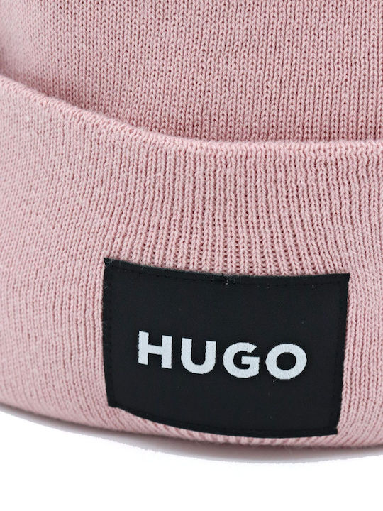 Beanie Γυναικείος Σκούφος Πλεκτός σε Ροζ χρώμα