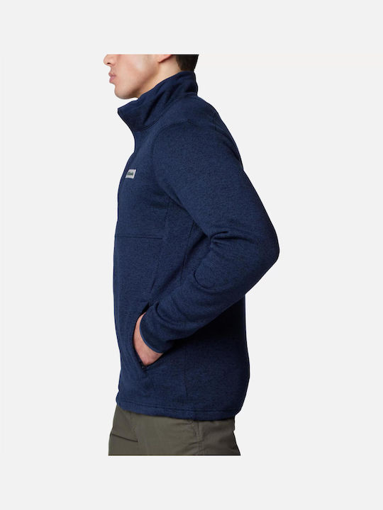 Columbia Weather Full Men's Cardigan with Zipper Collegiate Navy Heather