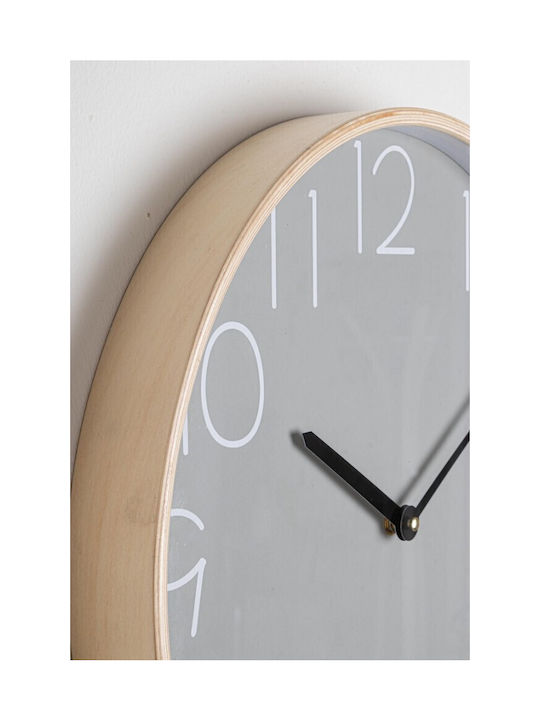 Bizzotto Lorens Wall Clock Gray Ø40.8cm