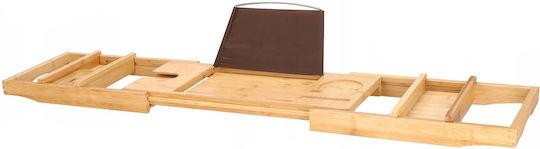 Dl Natural Bamboo Bathtub Tray Sersimo 1024 Extendable 75-110x23cm Dl Natural Bamboo Bathtub Tray Sersimo 1024 Extendable 75-110x23cm