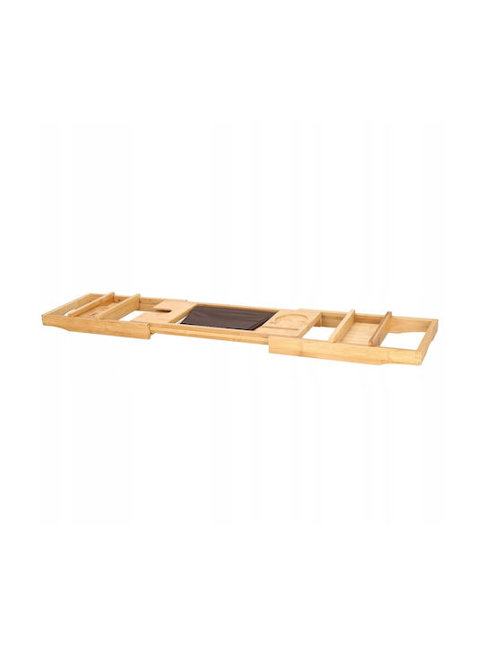 Dl Natural Bamboo Bathtub Tray Sersimo 1024 Extendable 75-110x23cm