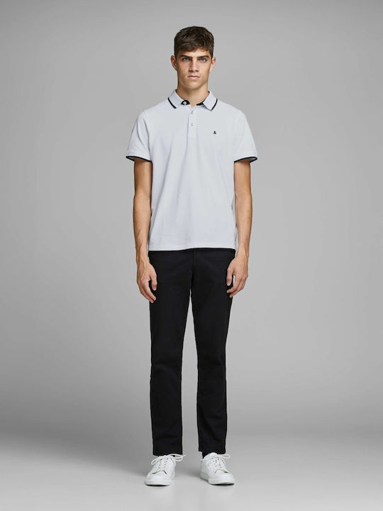 Polo T-shirt White/black