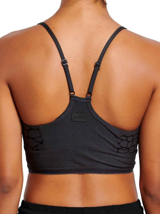 BodyTalk Women's Sports Bra without Padding Gray