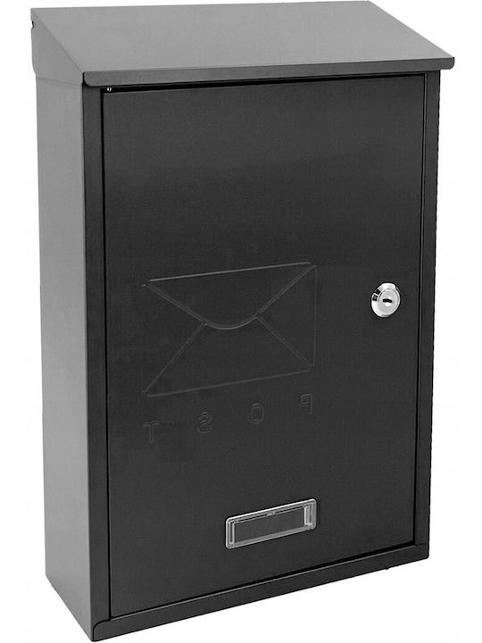 Cutie Poștală pentru Exterior Inox în Culoarea Gri 38x10x25cm