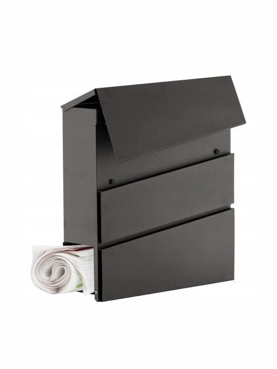 Cutie Poștală pentru Exterior Inox în Culoarea Gri 37x11x37cm