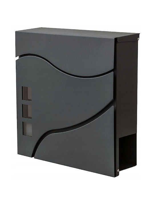 Cutie Poștală pentru Exterior Inox în Culoarea Gri 37x11x37cm