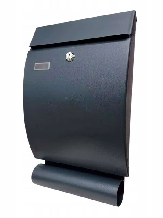 Cutie Poștală pentru Exterior Inox în Culoarea Gri 41x8x25cm
