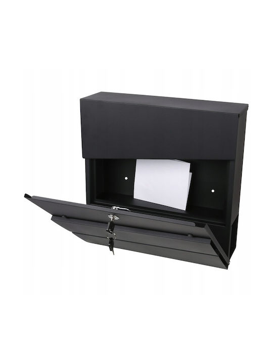Cutie Poștală pentru Exterior Inox în Culoarea Gri 37x11x37cm