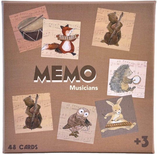 Настолна игра Memo Musicians за 2-4 играчи 3+ години Egmont
