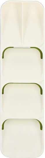 Tăvi Pentru Tacâmuri De Sertar Din Plastic 40x11x5.5cm Albă