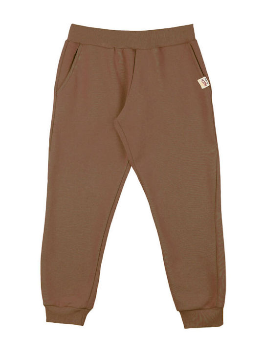 Kinder Sweatpants Set - Jogginganzug Black-camel 2Stück