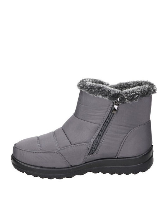 Treintas Leder Stiefeletten Damen Gray