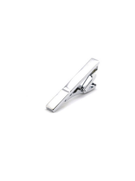 Martin & Co Brass Tie Clip Silver