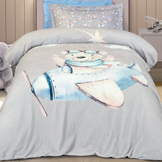 Greenwich Polo Club Blanket Fleece 8851 Blue, Grey 160x220cm