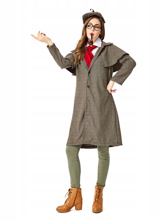 Sherlock Holmes Costume Women Sherlock Detective Disguise Halloween M