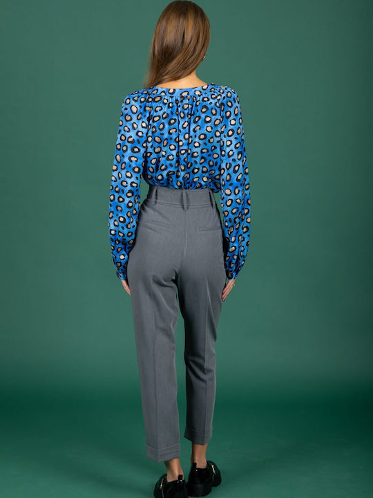 Women's Chino Trousers Slim Fit Grey
