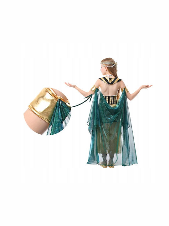 cos green strapless dress Embroidered Cleopatra Goddess Maxi Dress main image 0