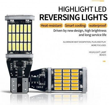 LED Auto Canbus W16W T15 45 SMD 4014 12V