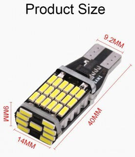 LED Auto Canbus W16W T15 45 SMD 4014 12V