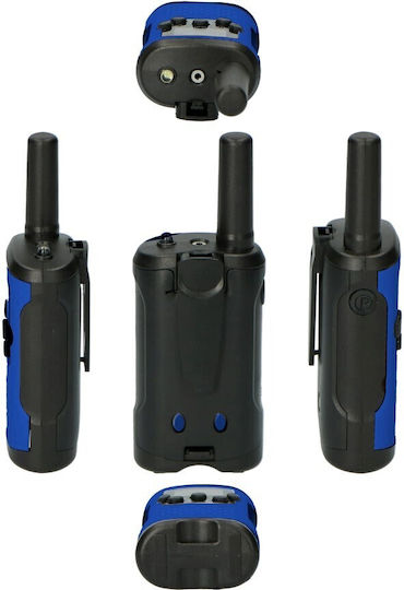 Alecto Baby FR-175BW Walkie Talkie mit Monochromdisplay Set 2Stück In Blau Farbe