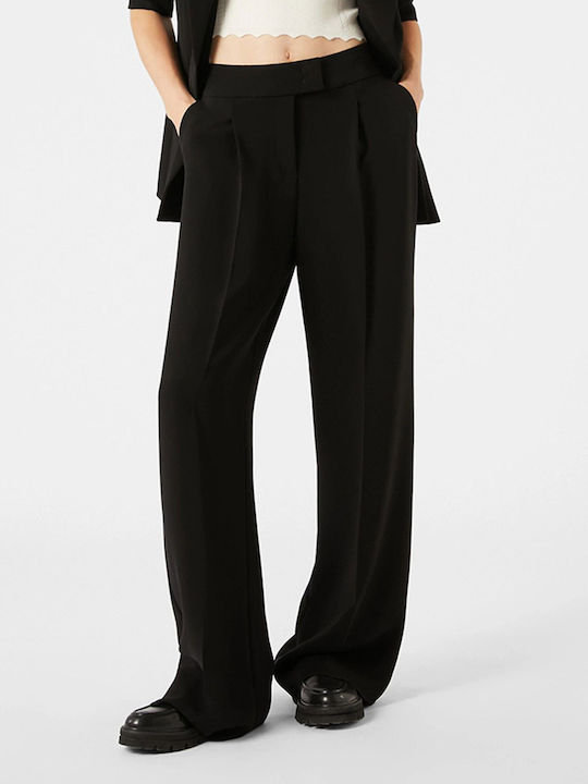 Pennyblack Women's High-waisted Fabric Trousers Black