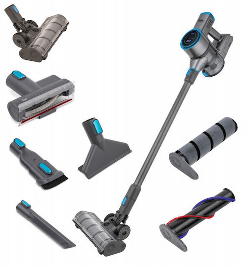 Fakir Elite Inovator X Plus Wiederaufladbar 2-in-1 Staubsauger Stick & Handgerät 25.9V Blau