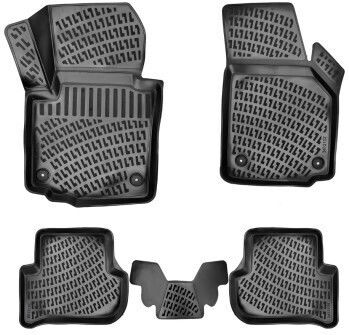 Set covorașe auto tip disc din cauciuc pentru Skoda Yeti 2009-2017
