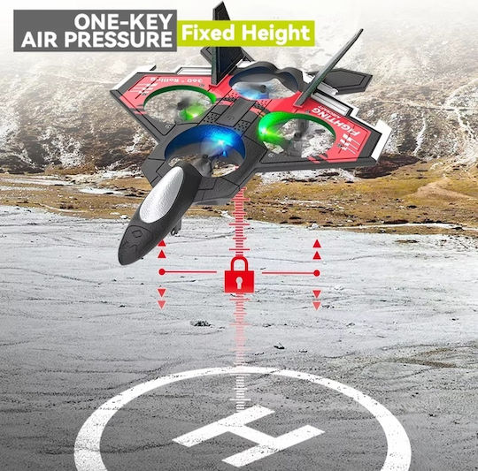 Remote Control Airplane Iuni S98 Combat Aircraft 360° Stunt Gyroscope Crash Resistant LED Lights