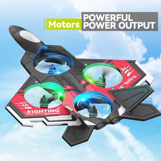Remote Control Airplane Iuni S98 Combat Aircraft 360° Stunt Gyroscope Crash Resistant LED Lights