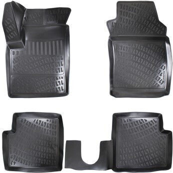 Set de covorașe auto din cauciuc pentru Fiat 500 2007
