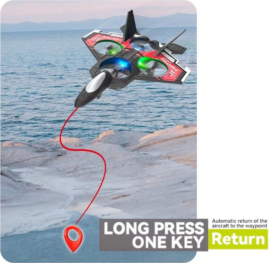Remote Control Airplane Iuni S98 Combat Aircraft 360° Stunt Gyroscope Crash Resistant LED Lights