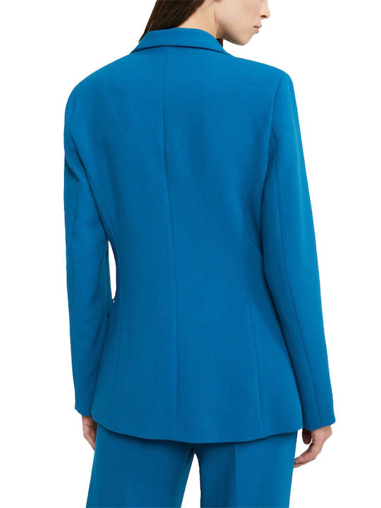 Ottod'ame Long Women's Blazer Blue