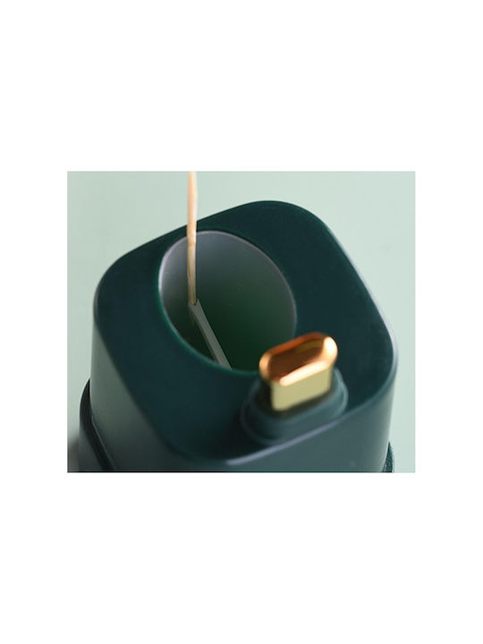 Toothpicks Case 8.5x6x6cm Green
