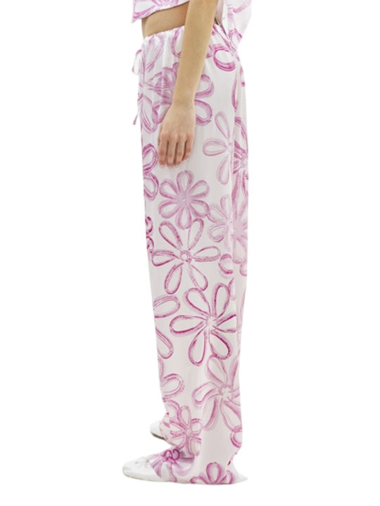 SunsetGo! Zina Damen Blossom Set mit Hose mit Gummizug