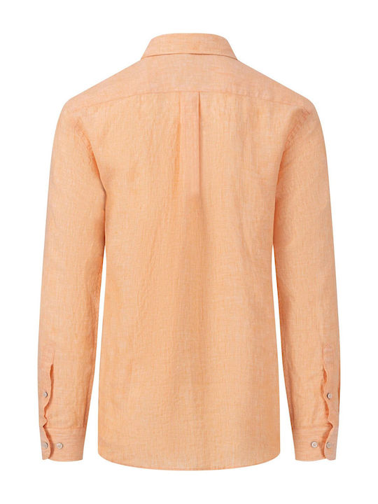 Fynch Hatton Linen Shirt Orange