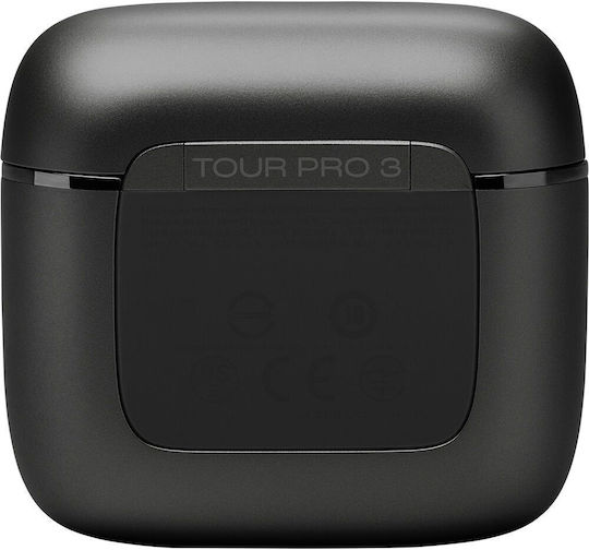 JBL Tour Pro 3 In-ear Bluetooth Handsfree Ακουστικά με Θήκη Φόρτισης Μαύρα
