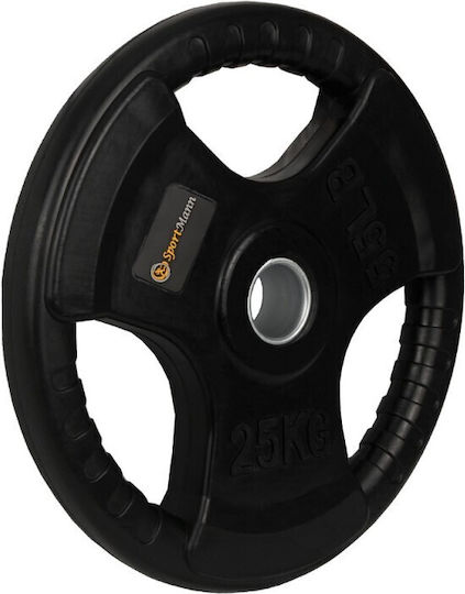 Sportmann Комплект Дискове Гумен 1 x 25кг Ø51мм с Дръжки