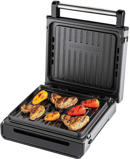 George Foreman Sandwichmaker Grill 1500W Inox