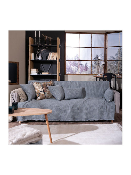 Teoran Michigan Ριχτάρι Πολυθρόνας Chenille 180x150εκ. 04 52015548