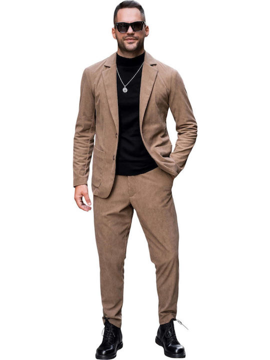 Trousers in Loose Fit Brown