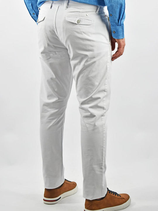 Trousers Chino in Skinny Fit White